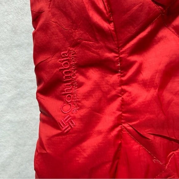 Columbia Women's Red Down Waterproof Jacket - Size XL - Picture 5 of 8